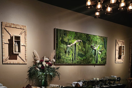 Moss Art Installation Biophilic Design- Custom Made