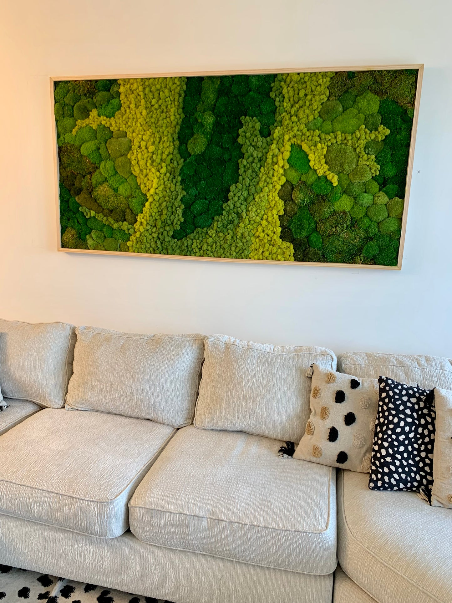 Moss Art Installation Biophilic Design- Custom Made