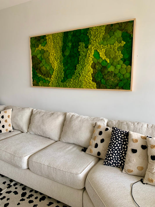 Moss Art Installation Biophilic Design- Custom Made