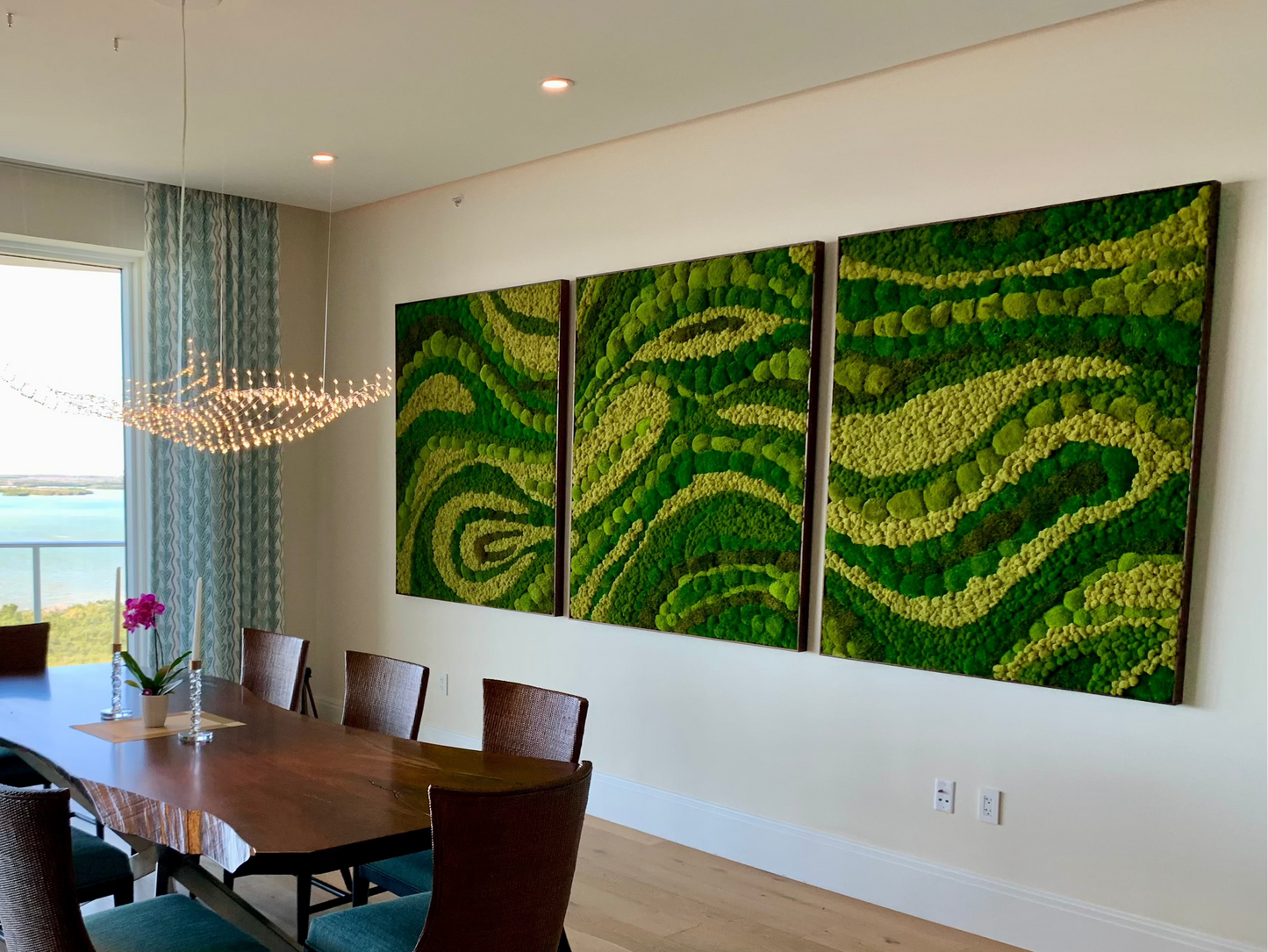 Moss Art Installations - Biophilic Design- Custom Made