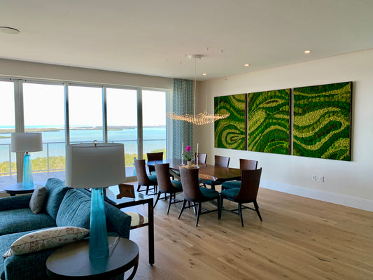 Moss Art Installation Biophilic Design- Custom Made