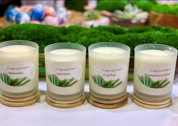 Hand Poured Amethyst Candles 11 OZ