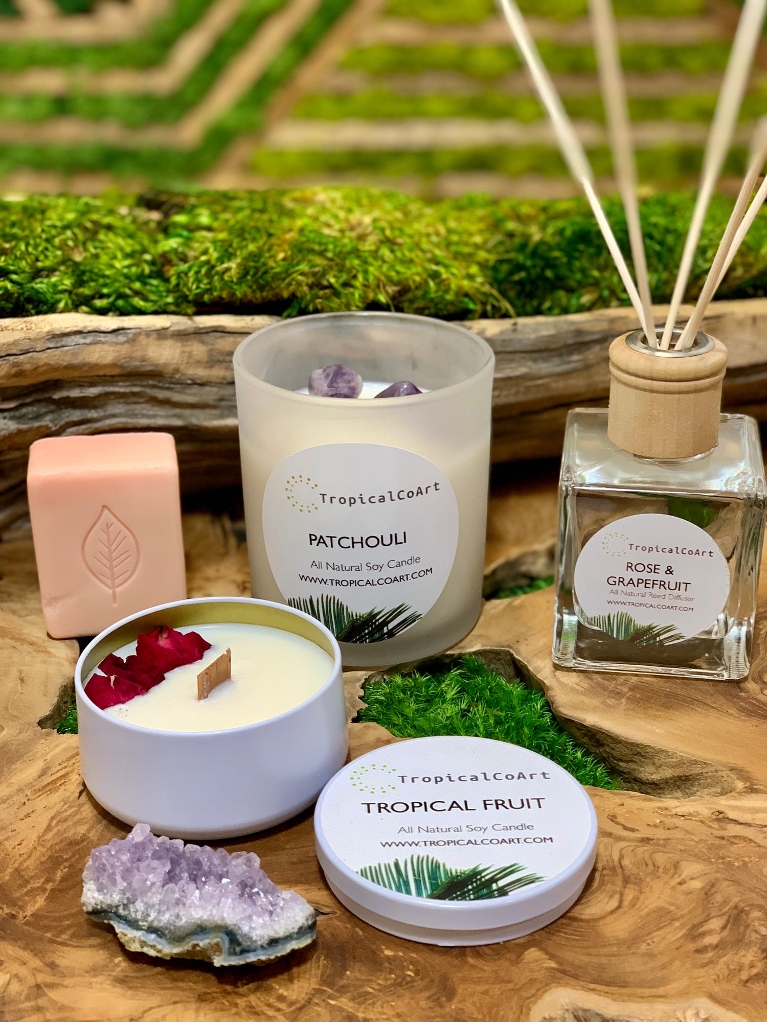 Candles, Natural Soaps and  Air Diffusers