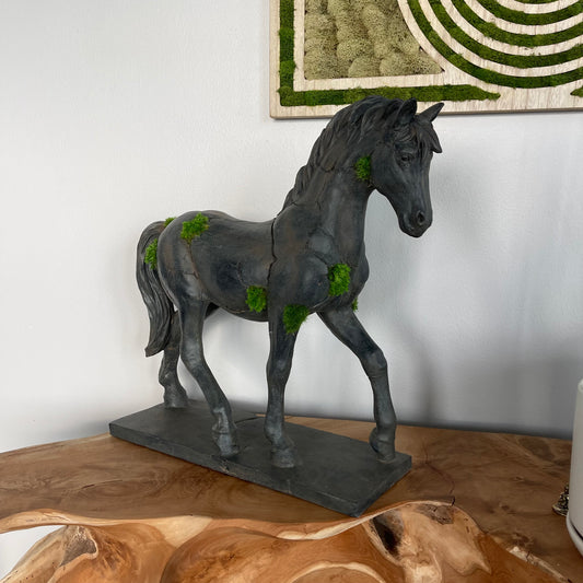 Horse with Preserved Moss