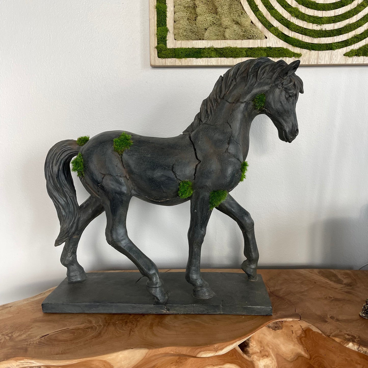 Horse with Preserved Moss