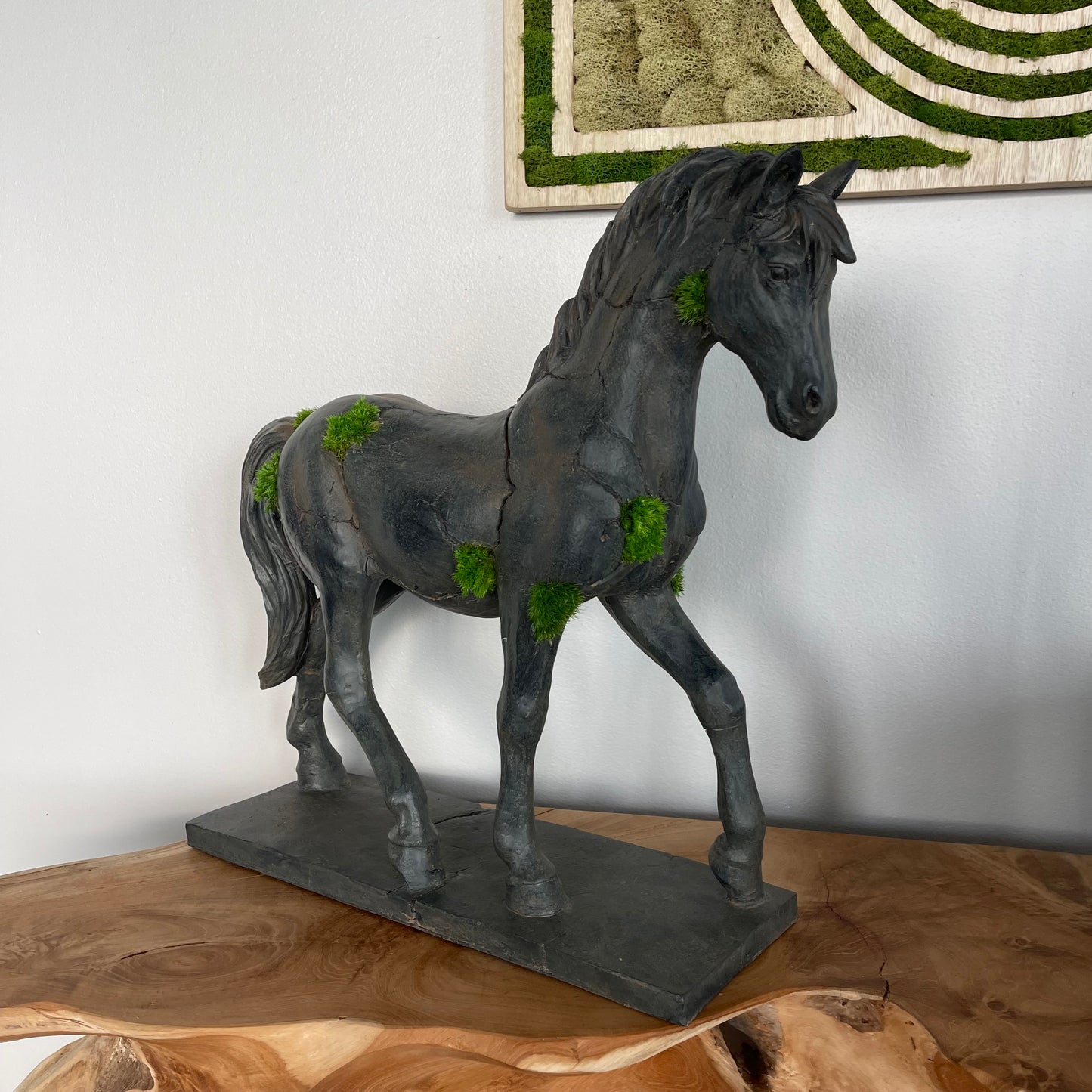 Horse with Preserved Moss
