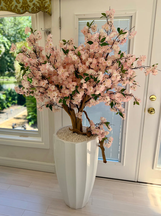 Artificial Cherry Blossom Tree – Luxury Faux Botanical Statement Piece for Miami & Florida Interiors