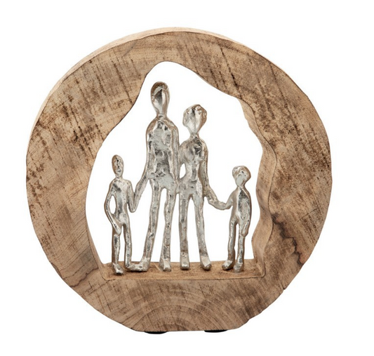 Handmade Family Decorative Statue Sculpture