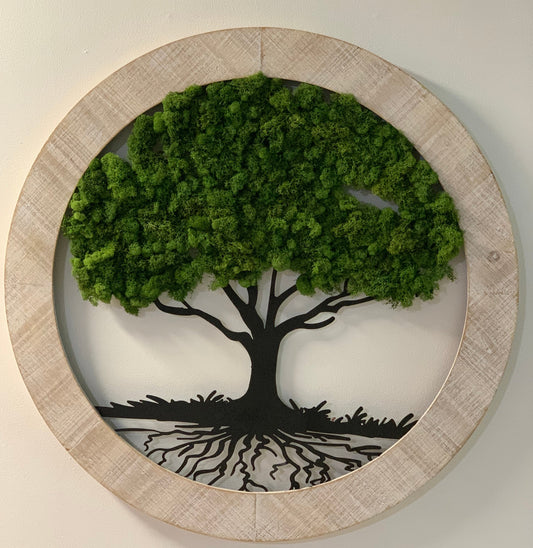 Tree of life -Round Tree Metal Wall Decor 34"