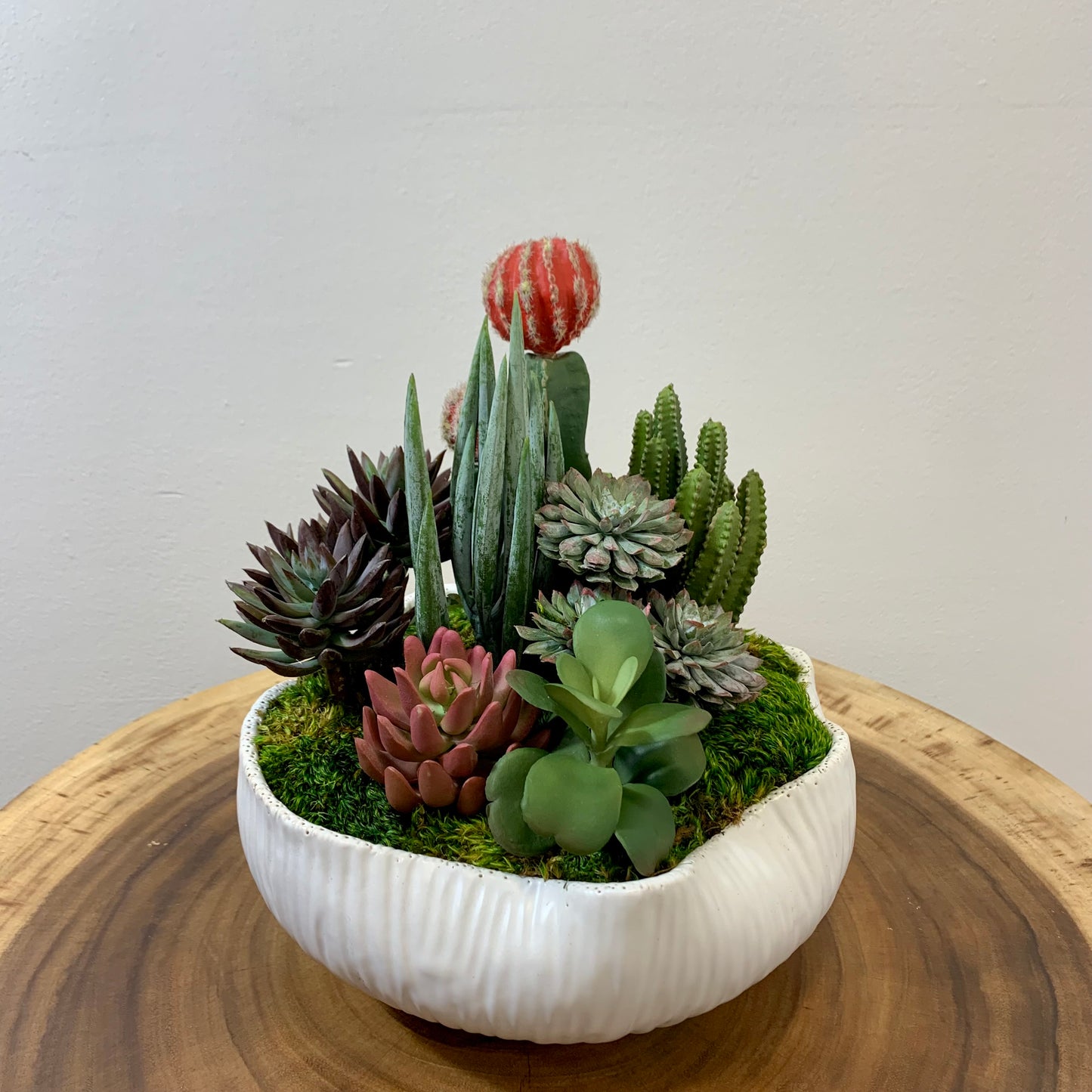 Artificial Flower Composition Succulent and Cactus