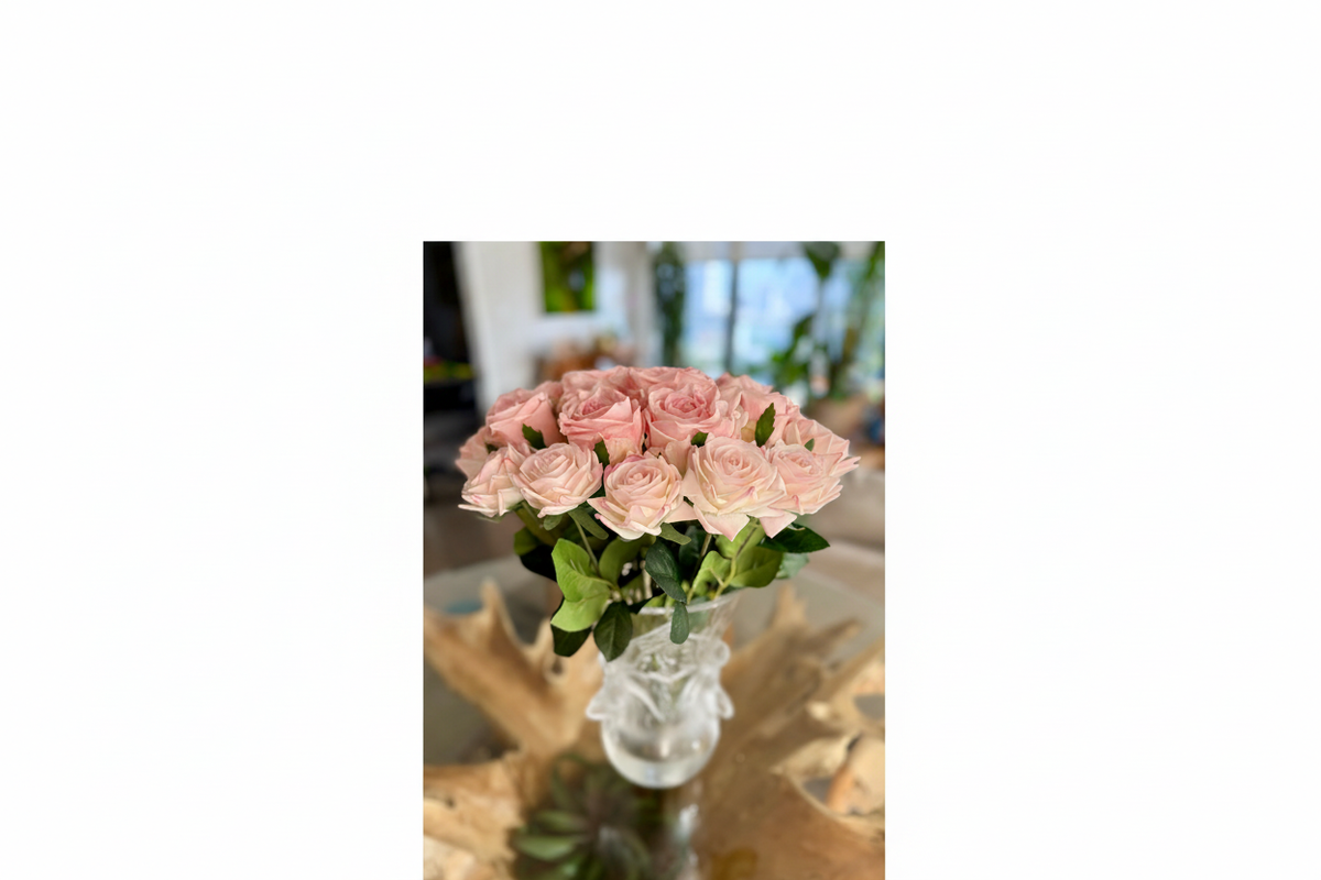 Pink Roses Banner