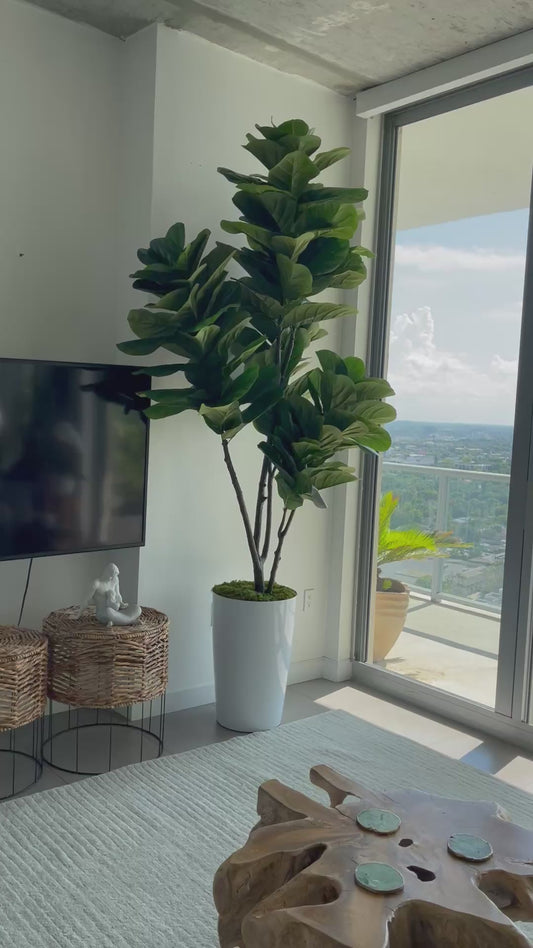 Fiddle leaf fig artificial Plant 102"H / 8.5 feet